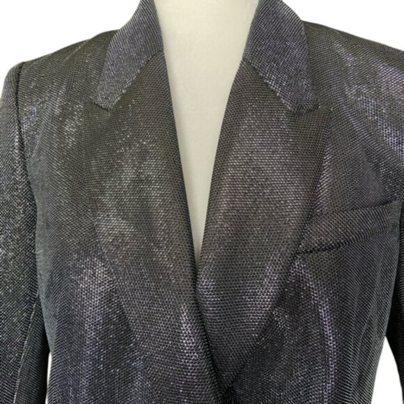 Metallic Structured Blazer - Medium - Picture 4 of 10